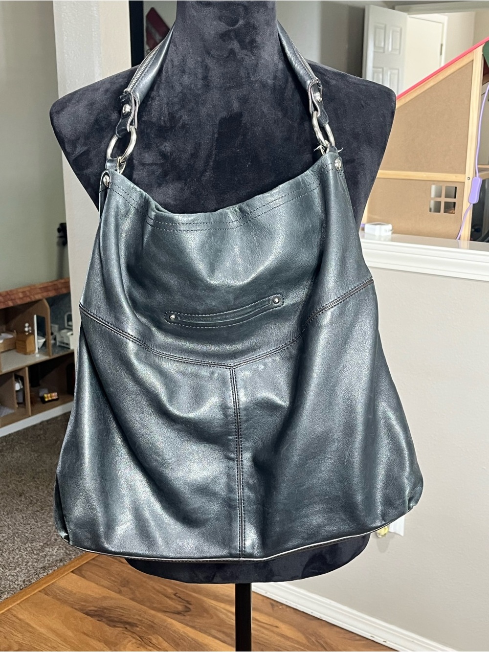 b. Makowsky vintage leather purse - Picture 5 of 13